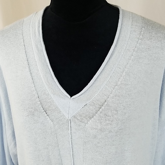 Rachel Zoe L linen blend lightweight sweater - Picture 2 of 7